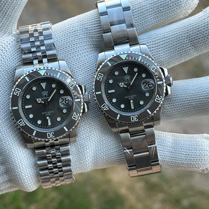 STEELDIVE Brand  SD1953 Gray Dial Stainless Steel NH35 Watch Ceramic Bezel 41mm Sapphire Glass Men Dive Watches  hombre