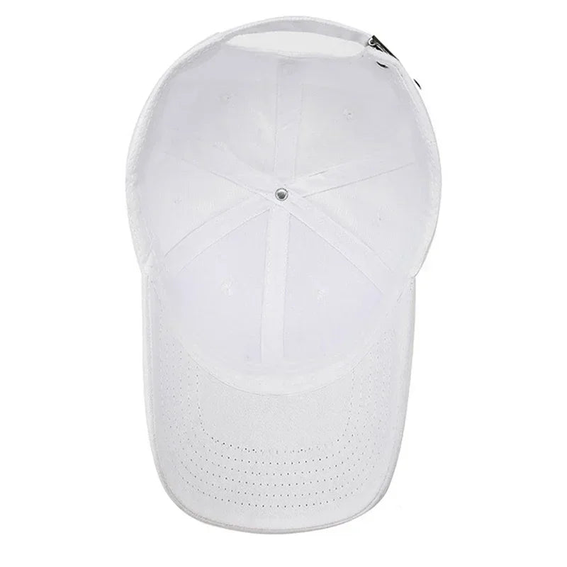 Boné com Brilhantes MY para Mulher, Primavera e Outono, Estilo Urbano Casual para Exterior, Pala Curva, Versátil e Elegante, com Proteção Solar