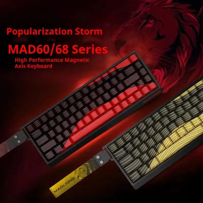 Madlions MAD 60/68 PRO Magnetic Switch Gaming Keyboard E-sport Custom Mechanical Aluminum Keyboard Ergonomics Accessories