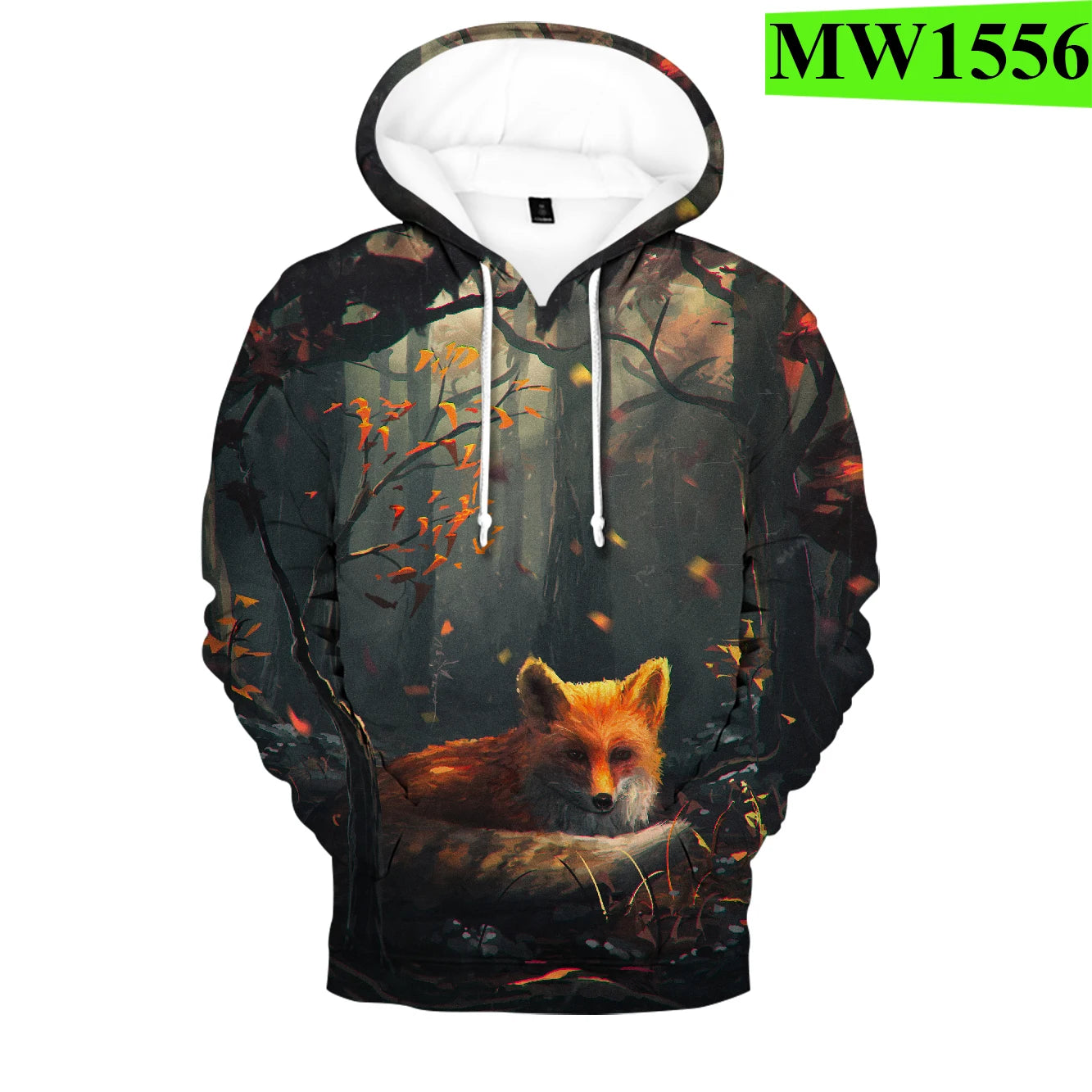Suositut hip hop -tyyliset uutuushupparit ja collegepaidat, mukava uusi Fox 3D -printti, miehille/naisille, aikuisille/lapsille, rennot puserot