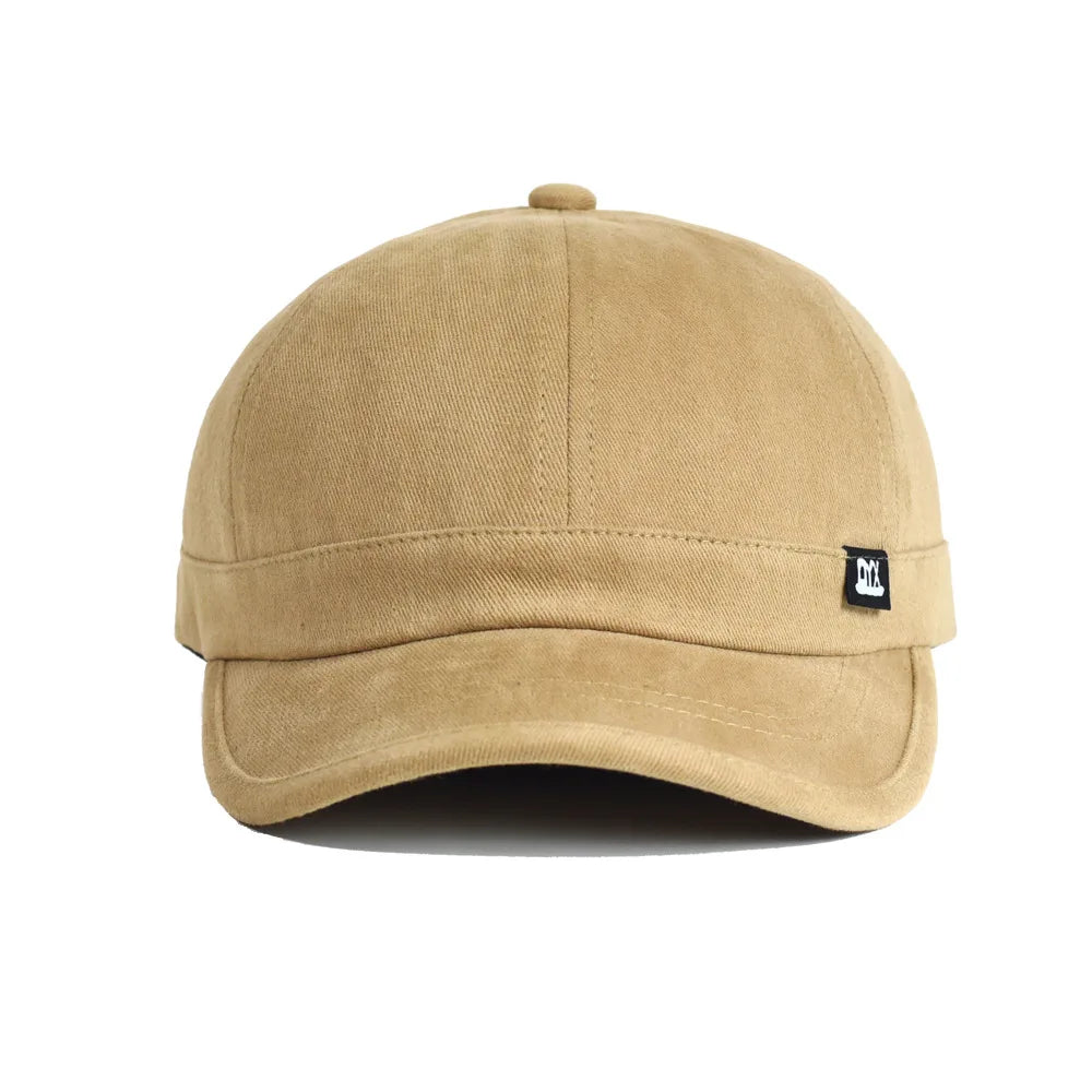 Czapka baseballowa w stylu vintage z krótkim daszkiem, bawełniana, męska i damska, miękka czapka typu „dad hat”, regulowana, w stylu trucker, czapki o niskim profilu