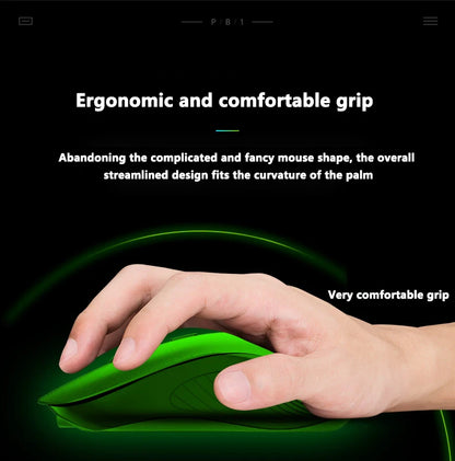 INPHIC B2 USB Wired Mouse Silent Office Gaming Mouse for PC and Laptops