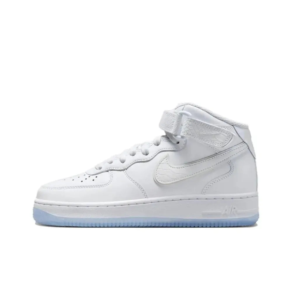 Nike Air Force 1 Stylish and Versatile Unisex Mid-Top Skate Shoes Slip-Resistant and Durable Casual Shoes FN4274-100