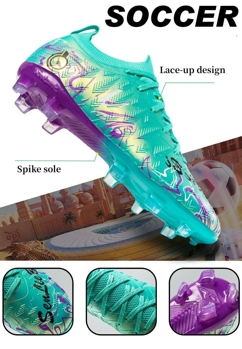 Professionelle Fußball-Sneaker für Herren und Damen, hochwertige modische Fußballschuhe für Herren, große Größe 46, Futsal-Schuhe, Herren-Trainer