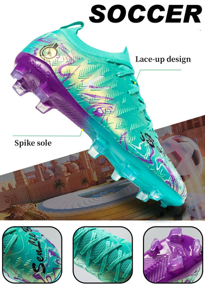 Professionelle Fußball-Sneaker für Herren und Damen, hochwertige modische Fußballschuhe für Herren, große Größe 46, Futsal-Schuhe, Herren-Trainer