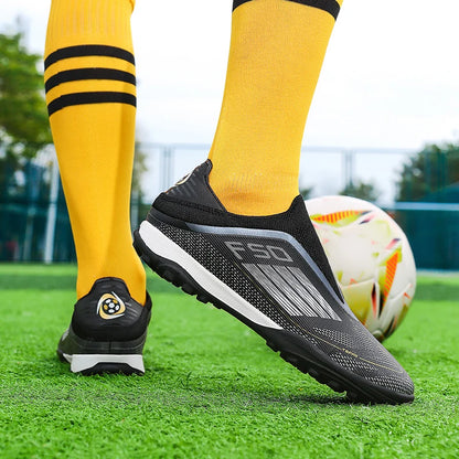 New Men Soccer Shoes Cleats Training Boys Sport Football Boots FG/TF Non Slip Match Breathable Adult Long Spikes Outdoor Sneaker