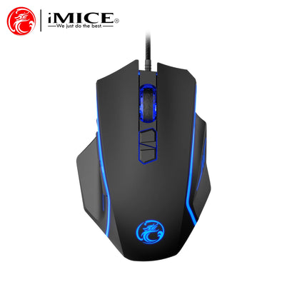 USB Wired Gaming Mouse,RGB Backlit Computer Mice,8 Keys 7200 DPI High Precision Optical Mouse For Office Laptop Home Computer