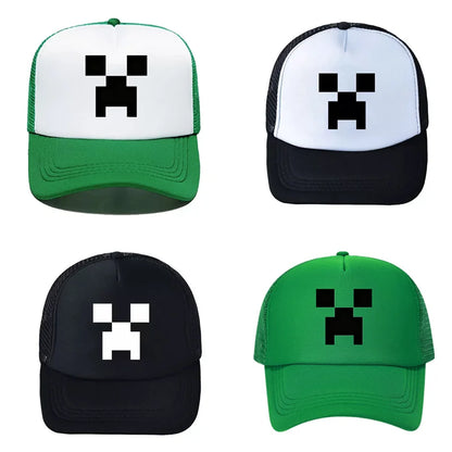 „Cyberpunk“ žaidimo „Totem of Undying Hat“ cosplay unisex pikselinė beisbolo kepurė, saulės kepurė, lauko aksesuarai
