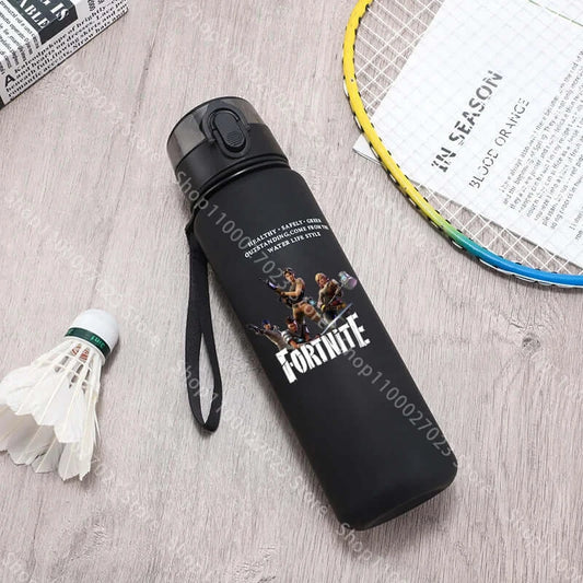 650ML Fortnite Sports Water Bottle Kawaii Motivational Leak Proof Portable Reusable Cups Outdoor Travel Gym Jugs New Cute Gifts