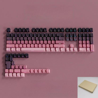 2025 Original Daylight Keycaps PTB Translucent, Side-engraved Oem 136 Keys, Customized To Fit 60/84/98/108 Mechanical Keyboards.