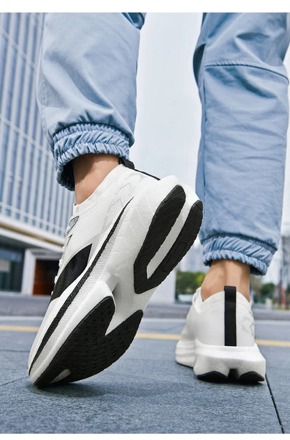 Men's Air Cushion Running Shoes Men's Sneakers Carbon Board Marathon Jogging Shoes Outdoor Sport Shoes Tennis Male Casual Shoes