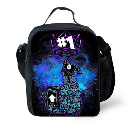 New Game FortniteS Child Insulated Large Capacity Bag for Boy and Girl Student Outdoor Picnic Resuable Thermal Cooler Lunch Box