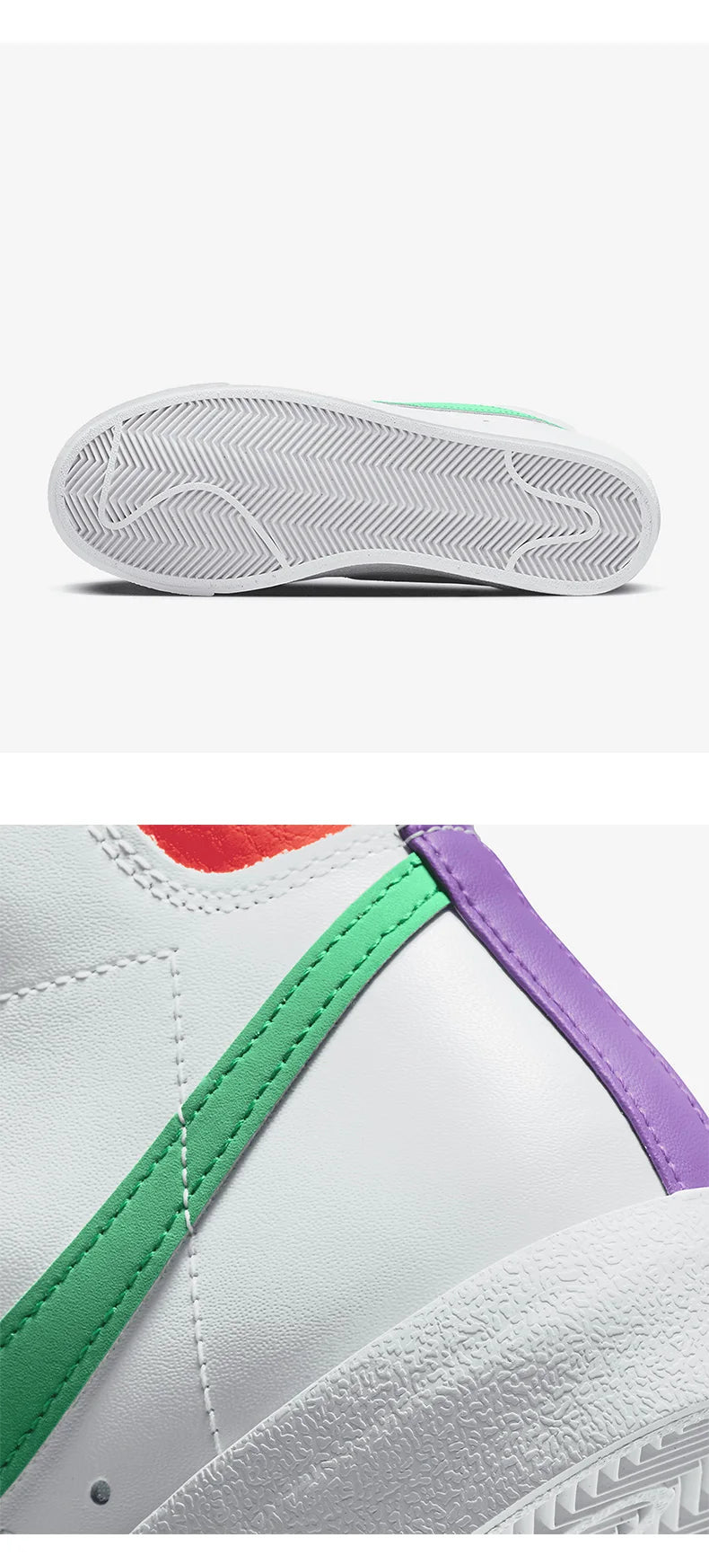 Nike Official Genuine Blazer Mid '77 Women's Lightweight Sneakers CZ1055-123