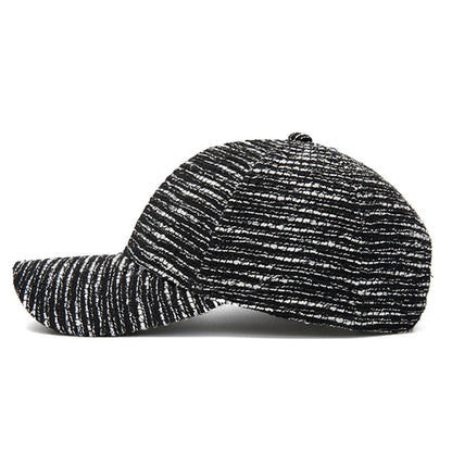 FS Fashion – czarna i biała czapka baseballowa w paski dla mężczyzn, czapka damska w stylu koreańskim na co dzień, letnia czapka typu streetwear, czapka typu trucker, Gorra Hombre