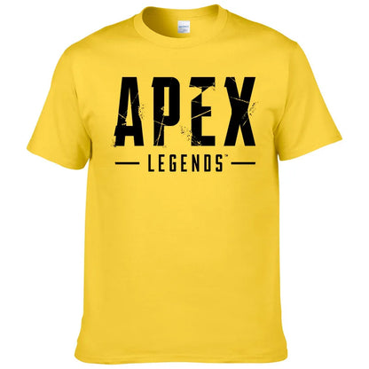 2026 Summer Streetwear T-shirt Men Fashion Casual Clothes Cotton Short Sleeve tshirt Printed Apex Legends T Shirt Harajuku Top
