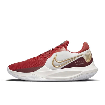 Nike Precision 6 Comfortable and Versatile Low-Top Basketball Shoes for Men in Black IO7605-040