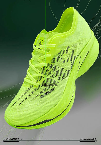 IRUNSVAN Carbon Plate Sports Shoes Marathon Professional Running Shoes Shock Absorbent Breathable Jogging Shoes unisex 095