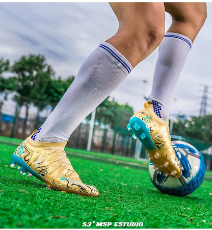 Professionelle Fußball-Sneaker für Herren und Damen, hochwertige modische Fußballschuhe für Herren, große Größe 46, Futsal-Schuhe, Herren-Trainer