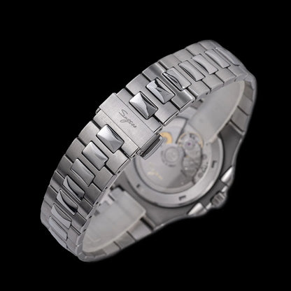 Orologio da uomo Sugess automatico meccanico da polso, movimento Miyota 9015, quadrante MOP, luminoso, impermeabile 5bar, bracciale di lusso S466