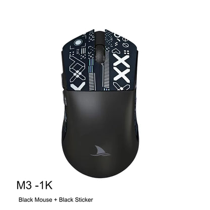 Motospeed Darmoshark M3 V2 Double 8K Gaming Mouse Bluetooth Wireless 26K DPI PAW3395 Sensor Macro Game Mouse For Laptop PC