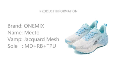 Scarpe da running casual ONEMIX traspiranti estive, scarpe da jogging da uomo leggere, scarpe da palestra da donna, scarpe sportive outdoor da uomo ammortizzate