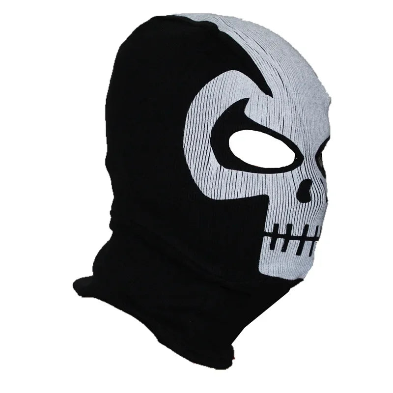 Unisex Ghost Print Skull Motorcycle Face Mask War Game Call Of Duty MWII 2022 COD Ghost Simon Riley Balaclava Mask For Adult