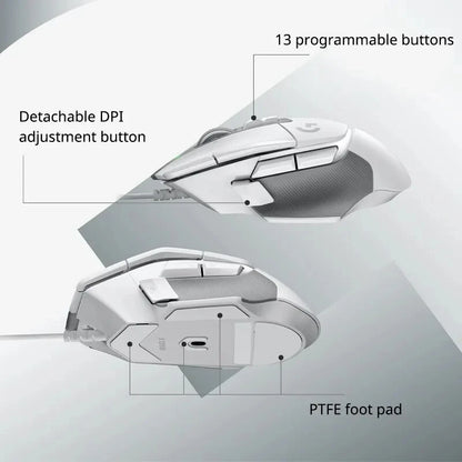 Logitech G502 X Lightspeed Wireless Gaming Mouse LIGHTFORCE hybrid optical-mechanical switches HERO 25K gaming sensor compat New