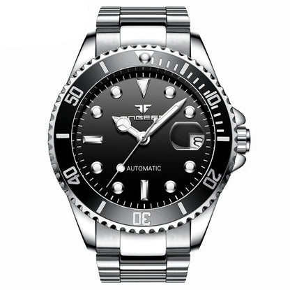 BINBOND mechanical wristwatches for men: luxurious, luminous, water-resistant, automatic, tourbillon, skeleton