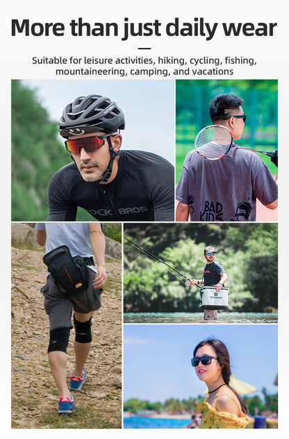 Casquette de cyclisme d'été ROCKBROS avec visière, protection solaire, respirante et à séchage rapide – Casquette de cyclisme pour les sports de plein air, la pêche et le cyclisme