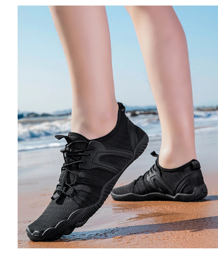 Men Women Wading Shoes Beach Swimming Shoes Outdoor Barefoot Quick-Drying Upstream Shoes Water Sports Diving Fitness Sports Shoe