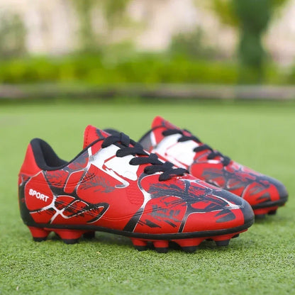 New Men Kids Soccer Shoes Cleats Ultralight Non-Slip Grass Adult Professional Football Boots Boys Training Shoes Drop Shipping