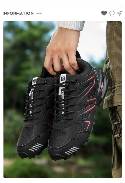 Men’s Lockless Cycling Shoes, Outdoor Mountain Cross-Country Non-Slip Hiking Shoes, Breathable Sports Shoes, Road Cycling Shoes
