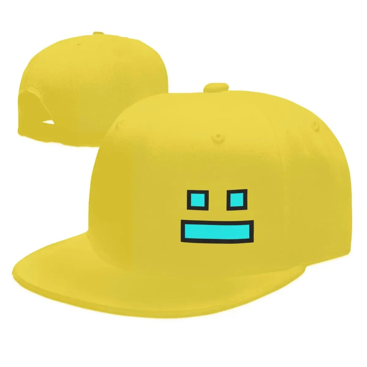Czapki z daszkiem z gry Geometry Dash – czapki baseballowe typu snapback dla mężczyzn i kobiet, czapki regulowane, czapki hip-hopowe, czapki typu casquette