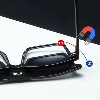 Myopia Polarized Magnet Sunglasses Women Men Clip On Glasses Square Optic Spectacle 6 In 1 Eyeglass Frames -0.5 TO -10