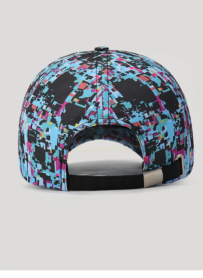 Letnia czapka z daszkiem z motywem graffiti, z podświetleniem, unisex, czapka chroniąca przed słońcem na świeżym powietrzu, modna czapka sportowa, czapka typu „duckbill” w stylu casual
