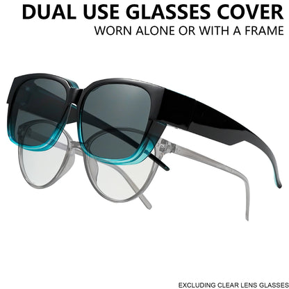 Oversized Square Fashionable Unisex Sunglasses for Casual Wear, Perfect for Photoshoots, Ideal Gift