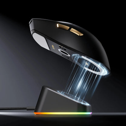 MCHOSE K7 Ultra Dual 8K Polling Rate Lightweight Magnetic Wireless Gaming Mouse PAW3950 Wireless Charging Dock Esports Office