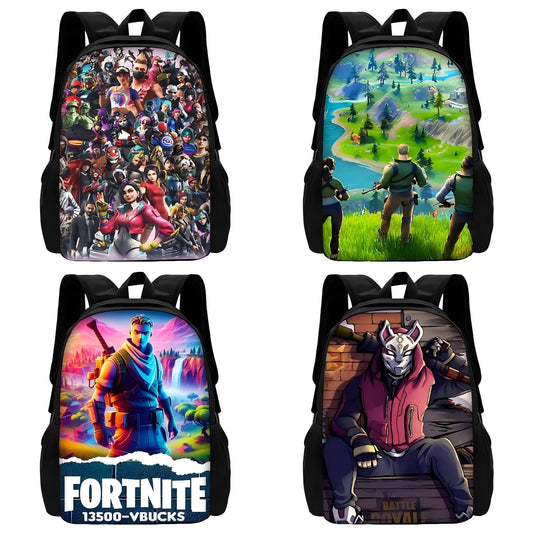 Hot Game Fortnite Kids Backpacks Boys and Girls Student Birthday Gift Child School Bags Unisex Camping Durable Rucksack