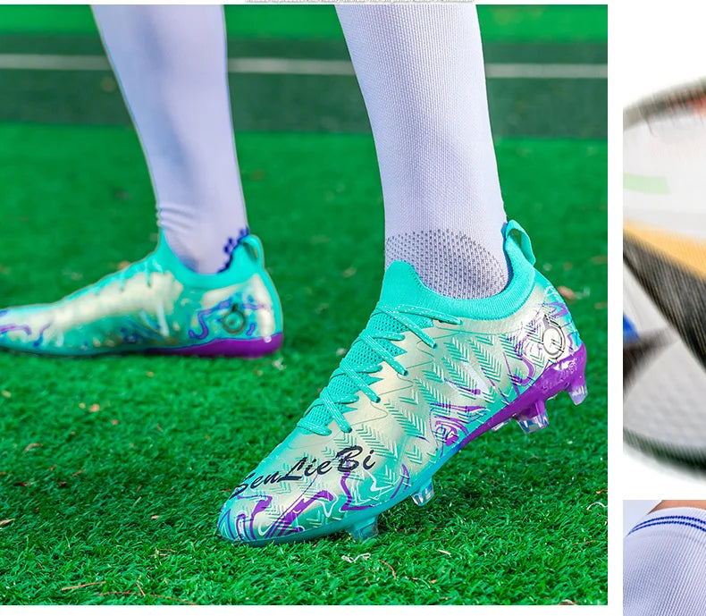 Professionelle Fußball-Sneaker für Herren und Damen, hochwertige modische Fußballschuhe für Herren, große Größe 46, Futsal-Schuhe, Herren-Trainer