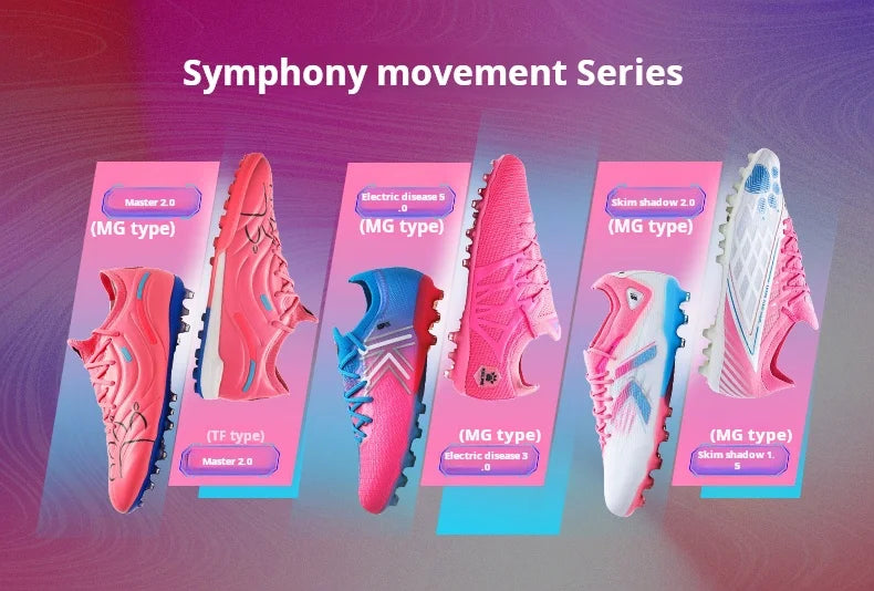 Kelme MG Football Shoes Men's Natural and Artificial Grass Professional Competition Training Football Shoes Non-Slip Soccer Shoes