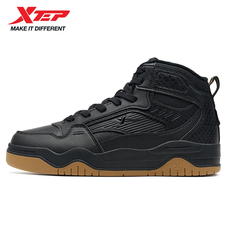 Xtep Cutton Shoes For Men Street Style Shock Absorption Soft Strong Wrapping Rebound Leisure Outdoor Sneakers 875319370003