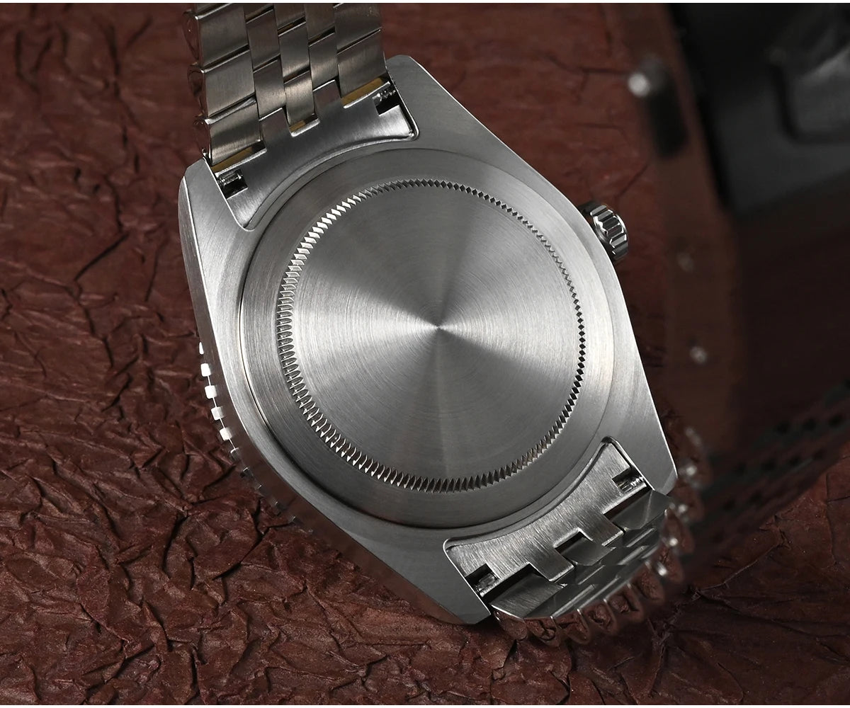 San Martin NH34 40mm GMT Luxury Sports Style Full Luminous Bidirectional Sapphire Bezel Automatic Mechanical Watch 20 Bar SN0005