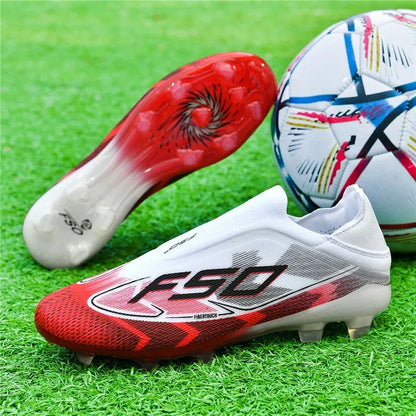 Nouvelles chaussures de football pour hommes, chaussures de sport, chaussures de soccer, haute qualité, ultralégères, haute tige, respirantes, futsal, antidérapantes, pour match en extérieur