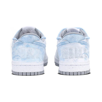 Zapatillas personalizadas Nike Dunk «Fog Hidden Auspicious Clouds»: zapatillas de caña baja de estilo retro «High-Street» con diseño de tinta china difuminada, unisex