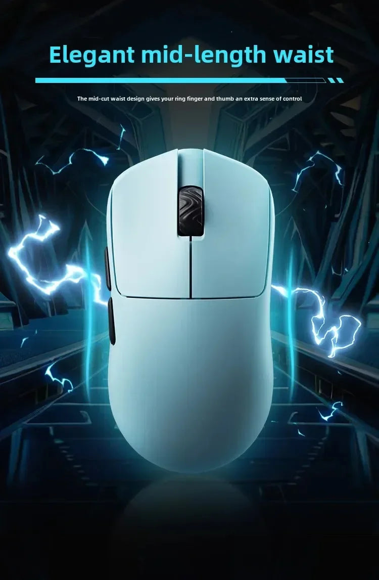 SCYROX V6 nem porózus vezeték nélküli esport egér, 40g, 750IPS, 8k vevőegységgel, gyors válaszidővel, 3950, prémium minőségű 8KHz gaming egér