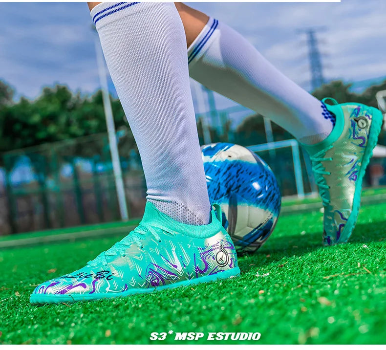 Professionelle Fußball-Sneaker für Herren und Damen, hochwertige modische Fußballschuhe für Herren, große Größe 46, Futsal-Schuhe, Herren-Trainer