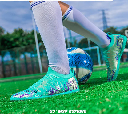 Professionelle Fußball-Sneaker für Herren und Damen, hochwertige modische Fußballschuhe für Herren, große Größe 46, Futsal-Schuhe, Herren-Trainer