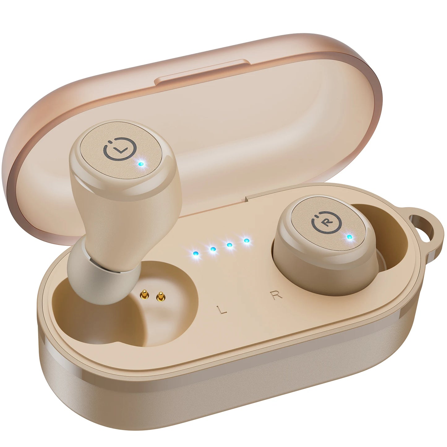 TOZO T10 Bluetooth 5.3 Earphones ,Wireless Headphones , AI Enhanced Calling With Deep Bass, IPX8 Waterproof Earbuds ,45H Play