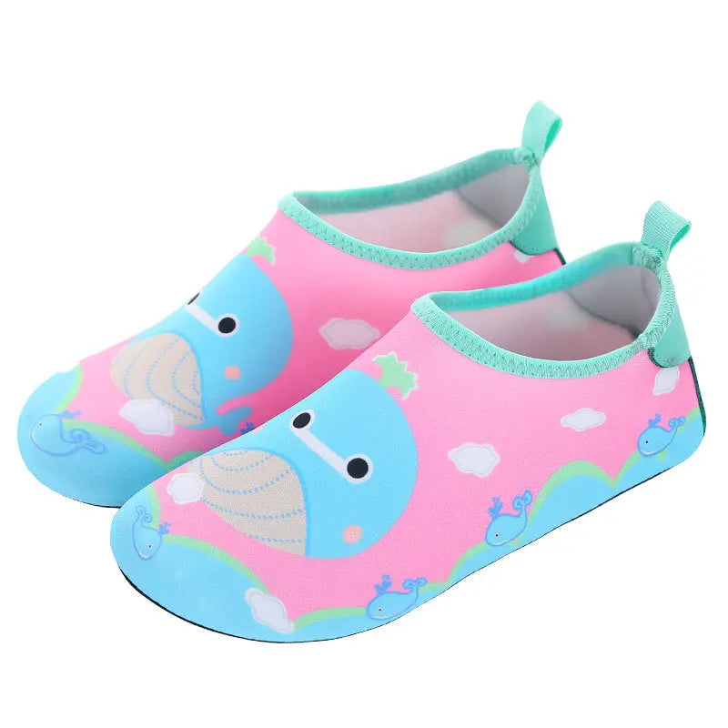 Sapatos aquáticos macios e dobráveis para rapaz e rapariga, para praia, verão, atividades ao ar livre, caminhar na água, natação, surf e mar, de secagem rápida