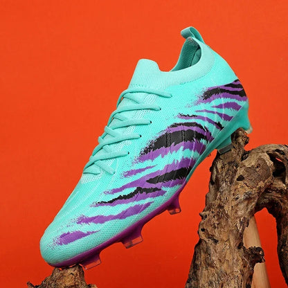 Neue Fußballschuhe für Herren, ultraleichte rutschfeste Outdoor-Sportschuhe für Erwachsene, Unisex-Fußballschuhe für Spiele, bequeme hochwertige Stollenschuhe für Rasen